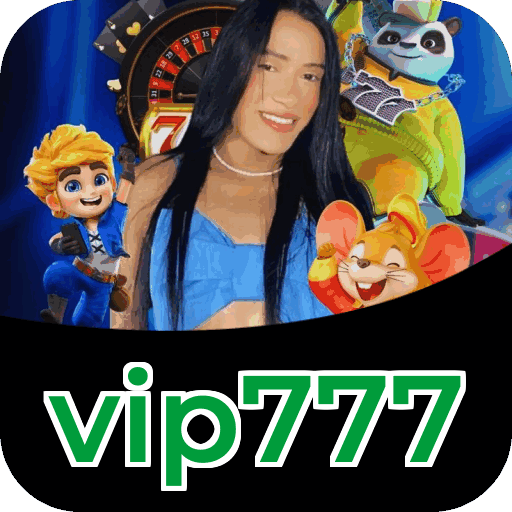 Interface do aplicativo vip777 mostrando jogos disponíveis no iOS e Android